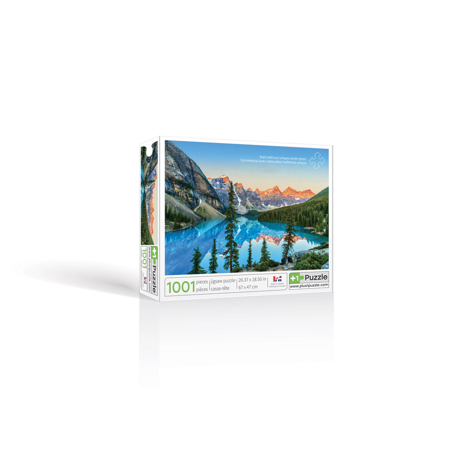 Moraine Lake, Banff National Park - Jigsaw Puzzle 1001 pieces