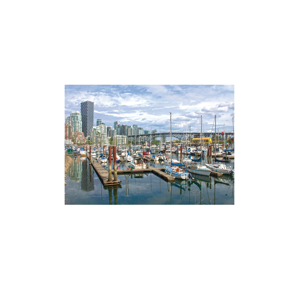 Granville Island Marina, Vancouver - Jigsaw Puzzle 1001 pieces