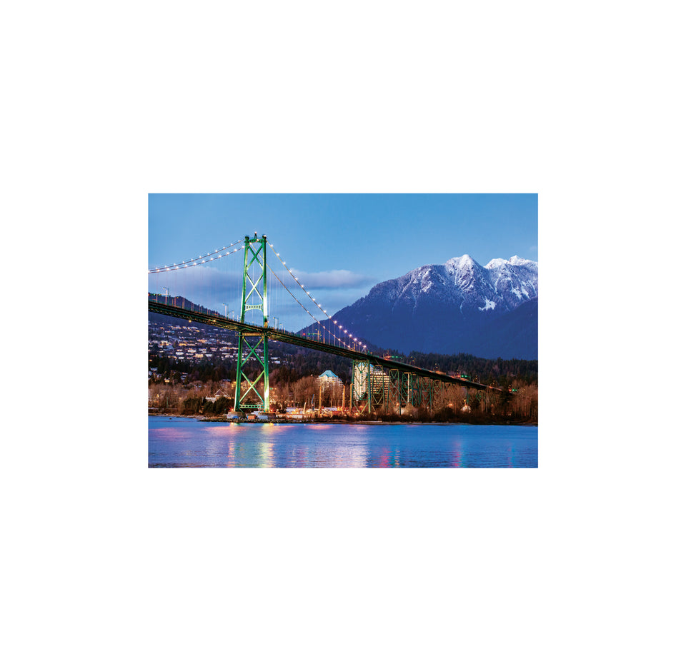 The Lions Gate Bridge - Jigsaw Puzzle 1001 pieces