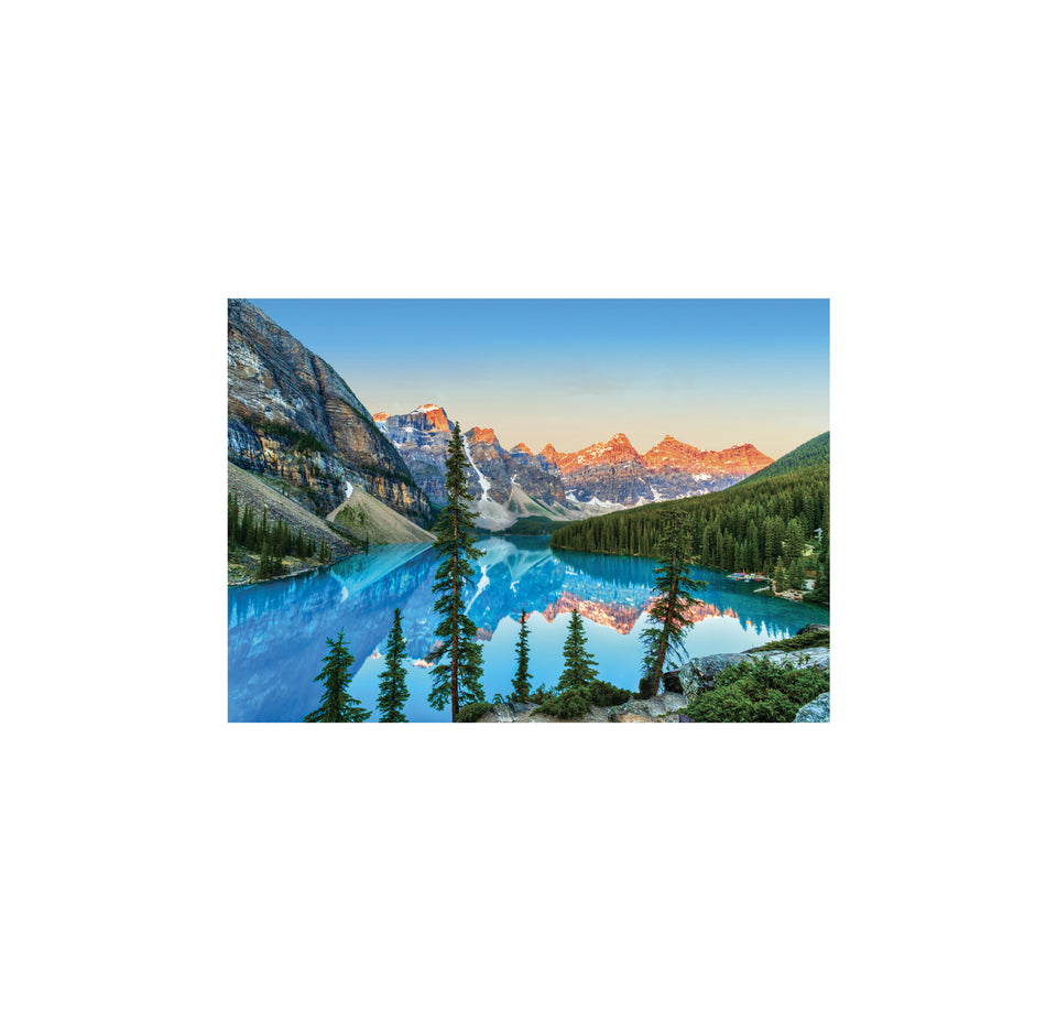 Moraine Lake, Banff National Park - Jigsaw Puzzle 1001 pieces