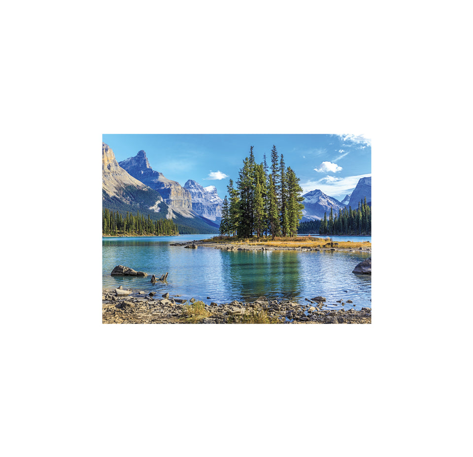 Spirit Island, Maligne Lake, Jasper National Park - Jigsaw Puzzle 1001 pieces