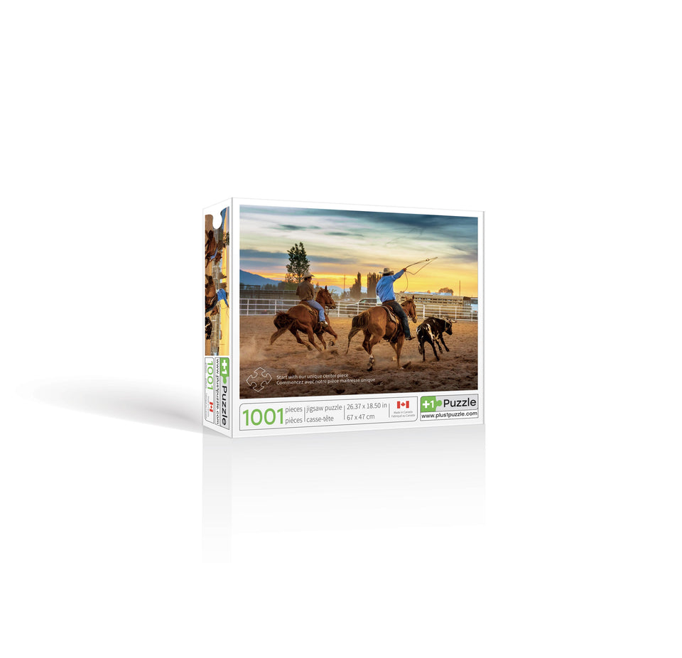 Tie-Down Roping - Jigsaw Puzzle 1001 pieces